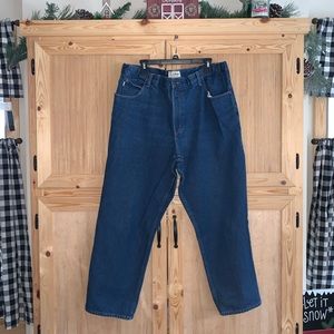 L.L. Bean comfort waist blue denim jean size 40 x 30
